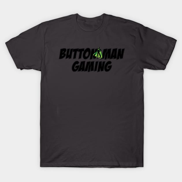 Button Man Gaming Logo T-Shirt by Mastachillz